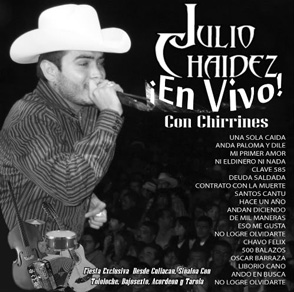 Album Julio Chaidez, En Vivo Con Chirrines