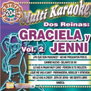 Album Multi Karaoke, Dos Reinas (Graciela Y Jenni) Vol. 2